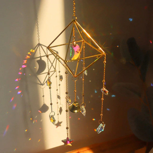 Octahedron Crystal Light Catcher AESTHETIC_Fairycore AESTHETIC_Witchcore SUB CATEGORY_Suncatchers