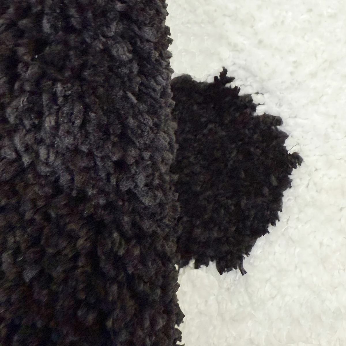 Tapis rond touffeté en vinyle rétro