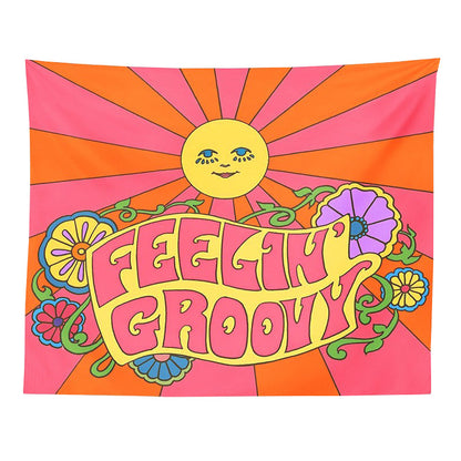 Feeling Groovy Tapestry AESTHETIC_Indie SUB CATEGORY_Tapestries