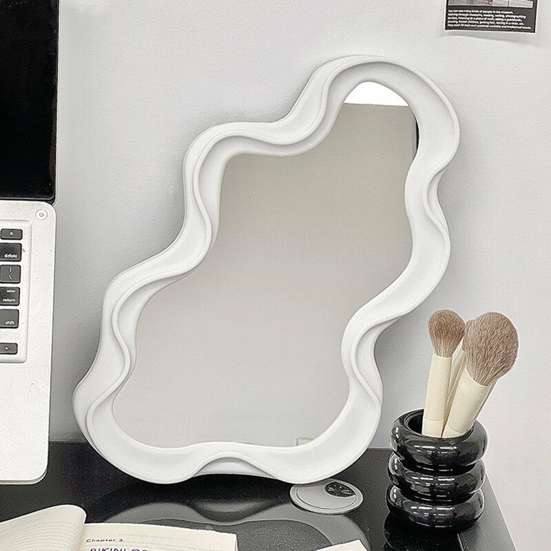 Irregular Wavy Wall Mirror curvy mirror frame squiggle squiggly mirror tag__new_NEW