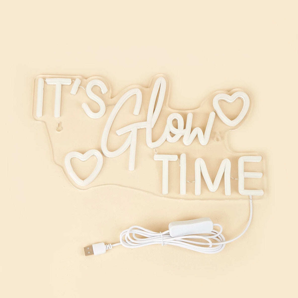 It’s Glow Time LED Neon Wall Sign