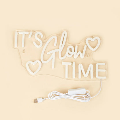 It’s Glow Time LED Neon Wall Sign