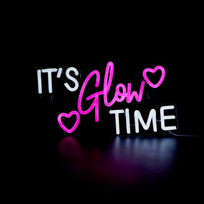 It’s Glow Time LED Neon Wall Sign