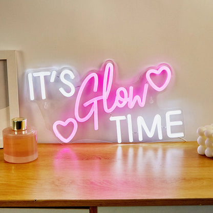 It’s Glow Time LED Neon Wall Sign