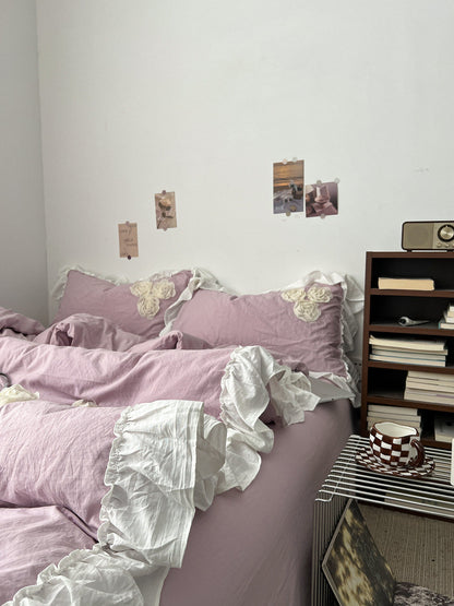 Soft Girl Romantic Floral Bedding