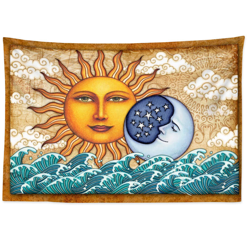 Ancient Sun and Moon Big Tapestry SUB CATEGORY_Tapestries