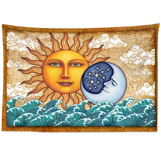 Ancient Sun and Moon Big Tapestry SUB CATEGORY_Tapestries