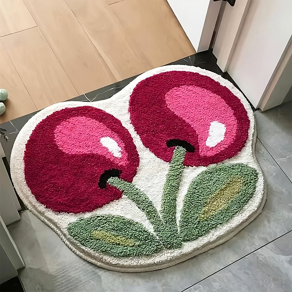 Juicy Cherry Tufted Accent Rug