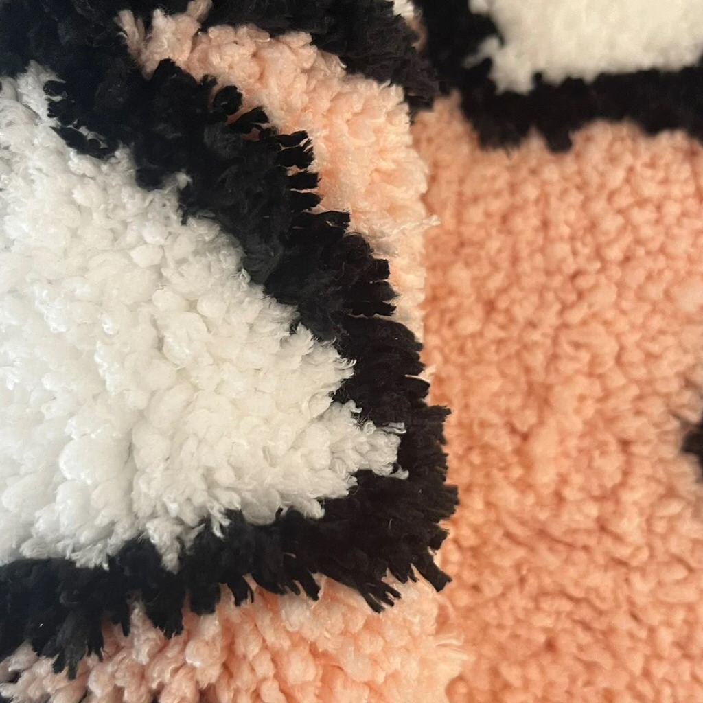 Kawaii Angry Shark Tufted Accent Rug