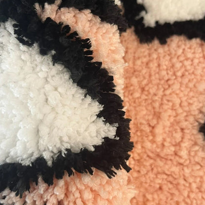 Kawaii Angry Shark Tufted Accent Rug