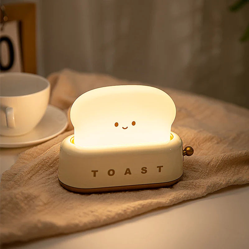 Kawaii Toaster Night Light AESTHETIC_Danish Pastel SUB CATEGORY_Desk Accessories