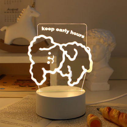 Kawaii Acrylic Night Light cute lamp lamp night light nightlight