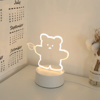 Kawaii Acrylic Night Light cute lamp lamp night light nightlight