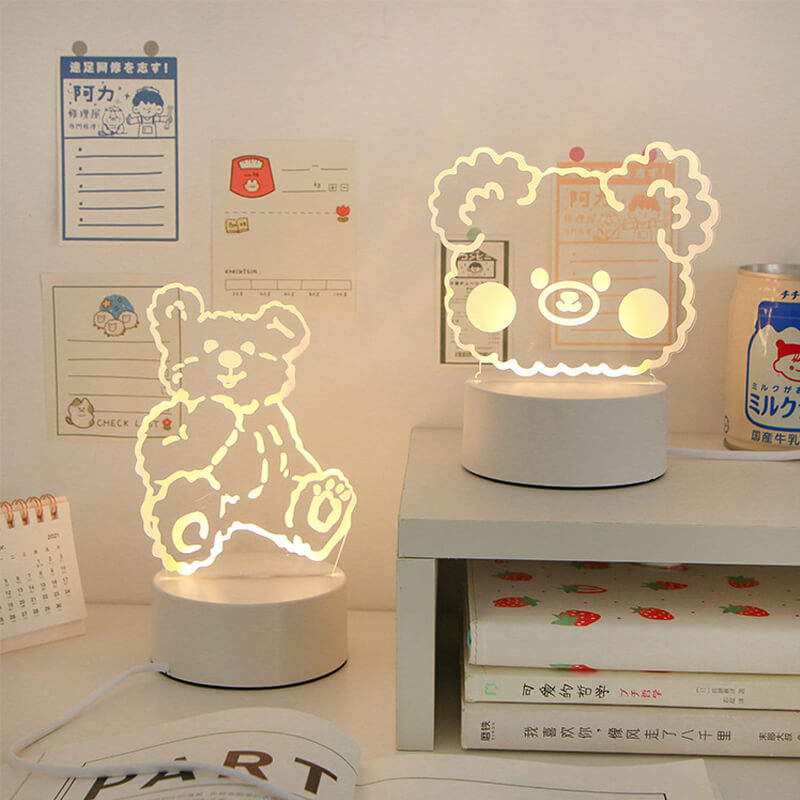 Kawaii Acrylic Night Light cute lamp lamp night light nightlight