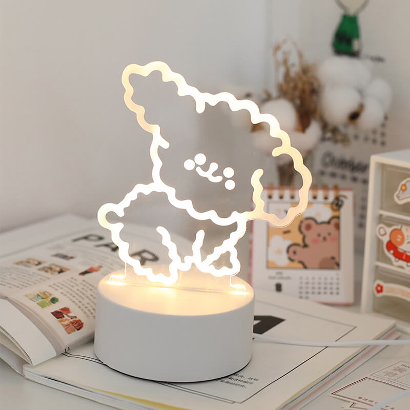 Kawaii Acrylic Night Light cute lamp lamp night light nightlight