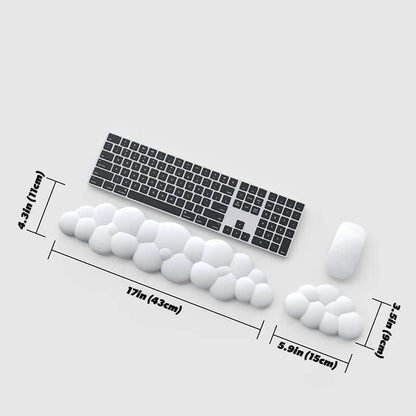 Cloud Shaped Keyboard & Mouse Wrist Rest ergonomic pad keyboard pad mouse pad