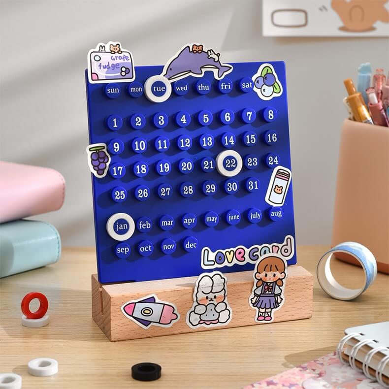 Kawaii Table Top Calendar reminder