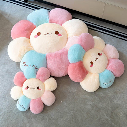 Kawaii Flower Plush Pillow AESTHETIC_Soft Girl pillow smile flower SUB CATEGORY_Decorative Pillows