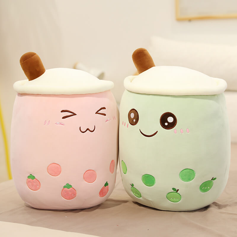 Kawaii Matcha Bubble Tea Plush Toy cushion plush toy