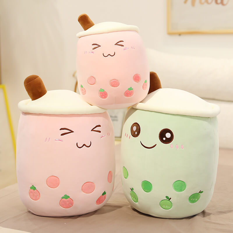 Kawaii Matcha Bubble Tea Plush Toy cushion plush toy