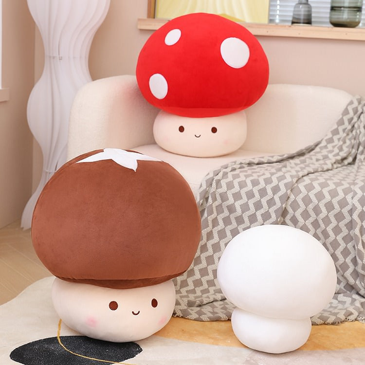 Kawaii Mushroom Plush Toy cushion plush toy