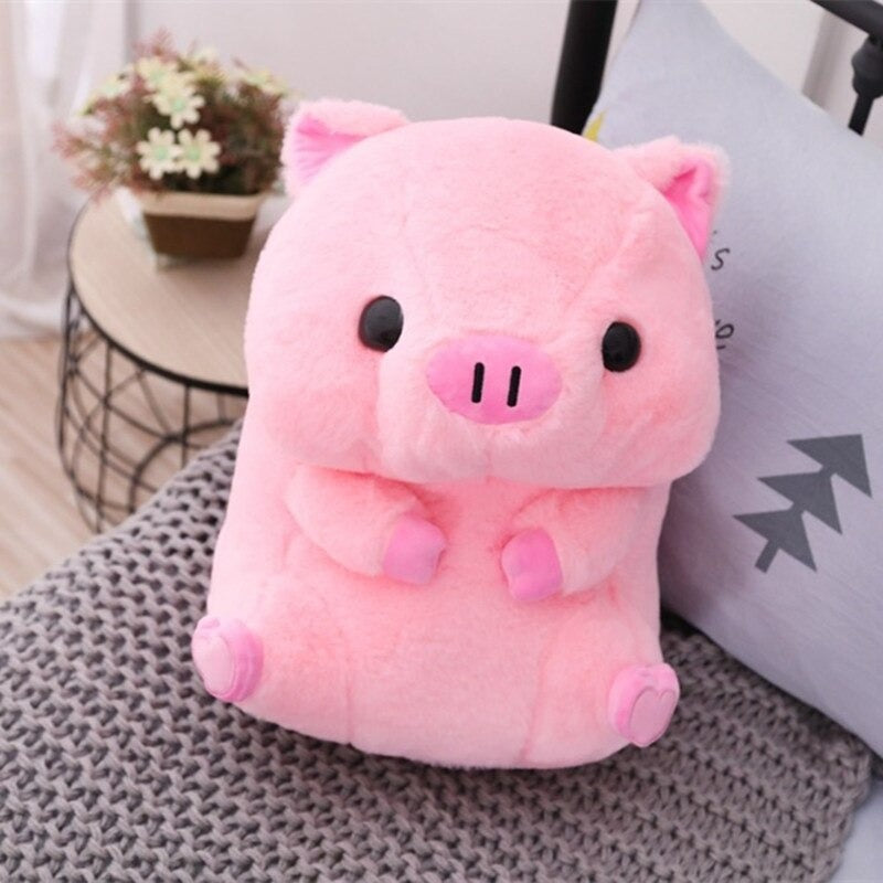 Pink Piggie Plush Toy AESTHETIC_Indie AESTHETIC_Soft Girl plushies SUB CATEGORY_Plushies