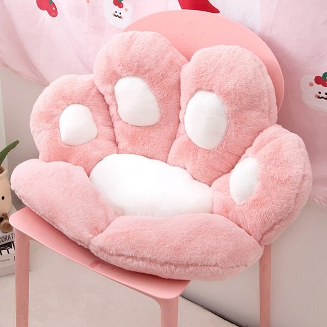 Kawaii Cat Paw Seat Cushion cushion pillow plush