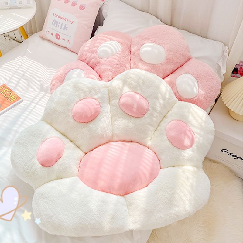 Kawaii Cat Paw Seat Cushion cushion pillow plush