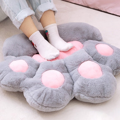 Kawaii Cat Paw Seat Cushion cushion pillow plush