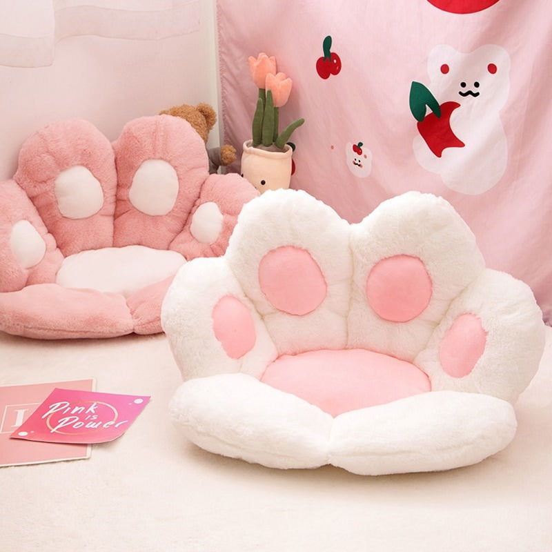 Kawaii Cat Paw Seat Cushion cushion pillow plush