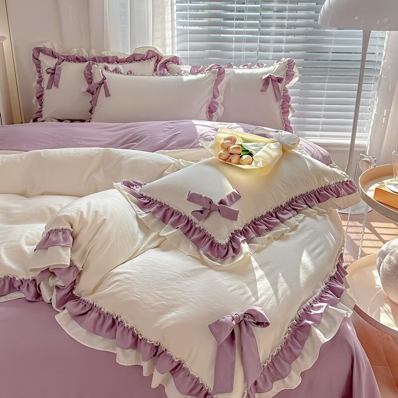 Kawaii Princess Korean Bedding Set bed sheet bedsheets pastel room pastel sheets SUB CATEGORY_Bedding Sets