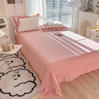 Kawaii Princess Korean Bedding Set bed sheet bedsheets pastel room pastel sheets SUB CATEGORY_Bedding Sets