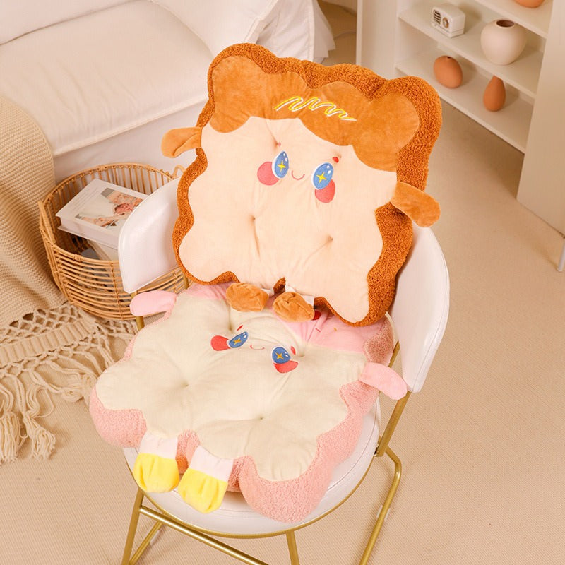 Kawaii Toast Sitzkissen