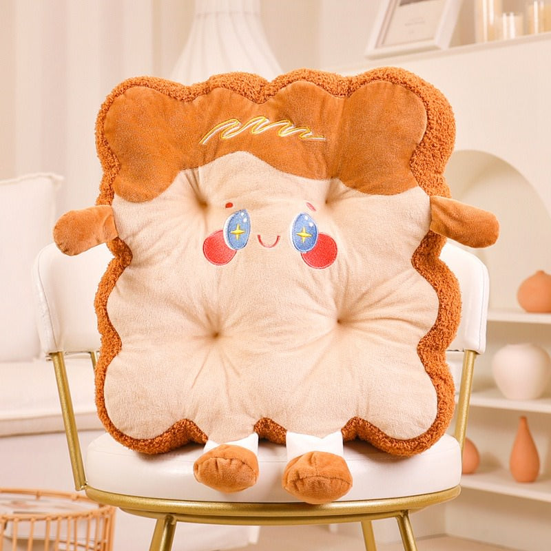 Cojín De Asiento Tostada Kawaii