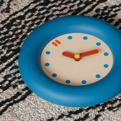 Kidrore Modern Blue Round Clock