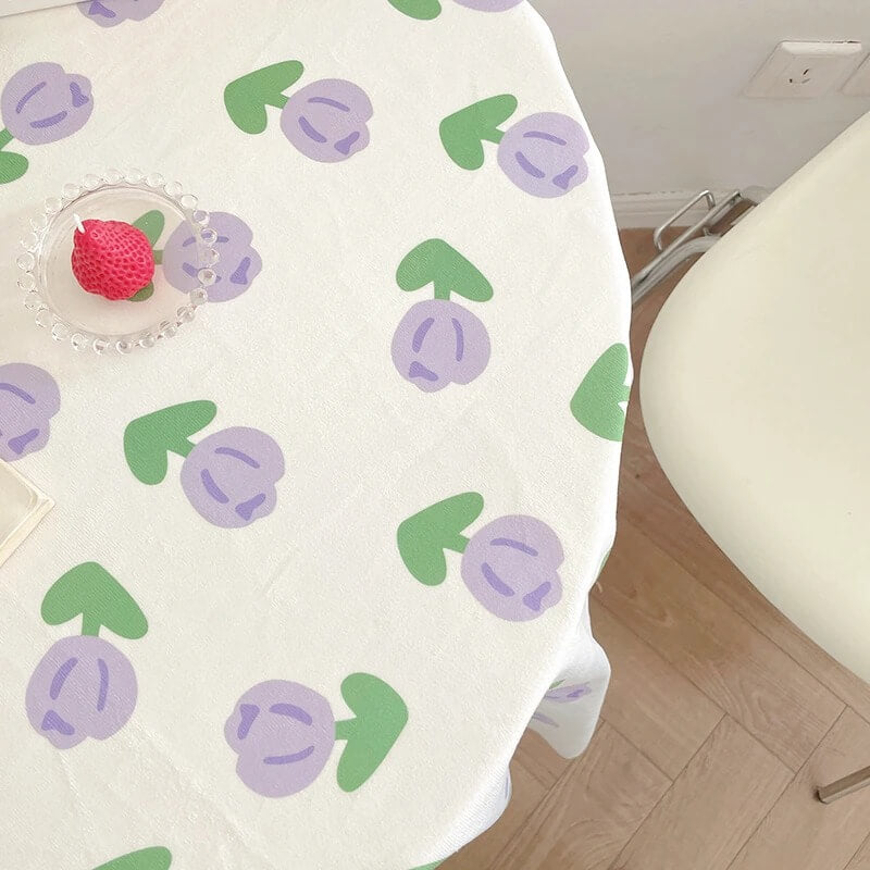 Pastel Tulip Tablecloth table cloth