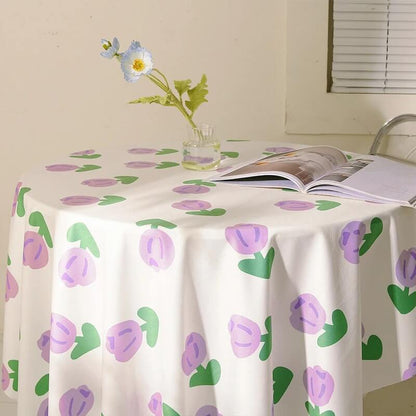 Pastel Tulip Tablecloth table cloth