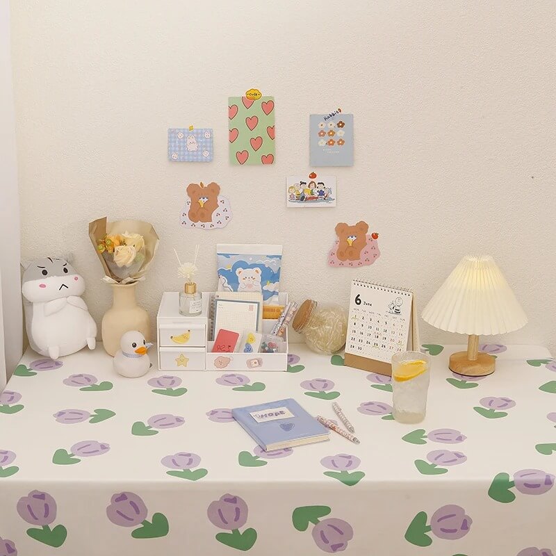 Pastel Tulip Tablecloth table cloth