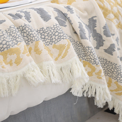 Golden Breeze Throw Blanket