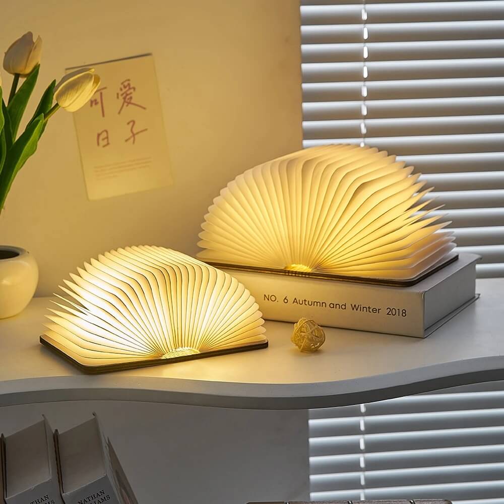 LED Book Table Lamp AESTHETIC_Cottagecore bedside lamp night lamp