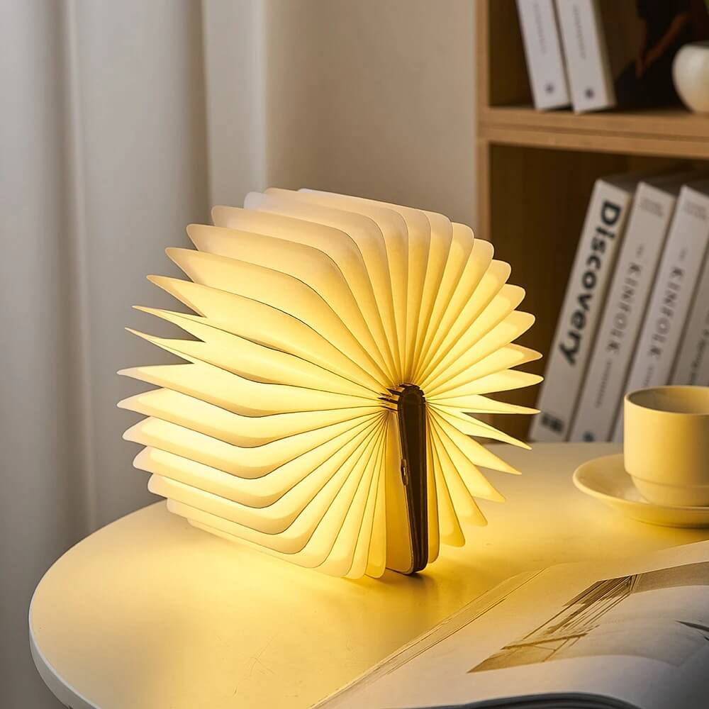 LED Book Table Lamp AESTHETIC_Cottagecore bedside lamp night lamp