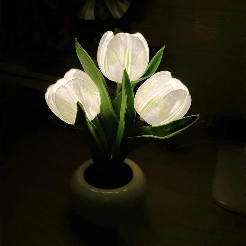 Mini Potted Tulip LED Night Light bedside lamp night lamp