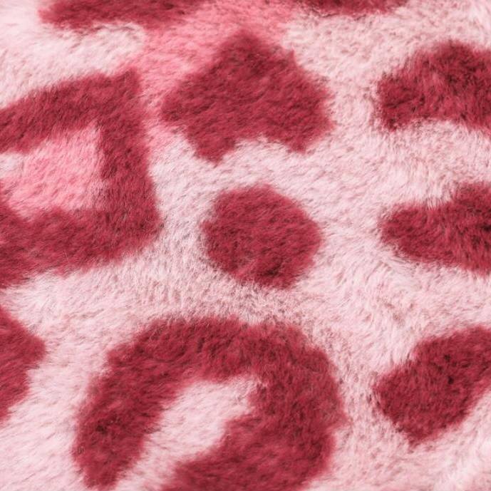 Pink Leopard Furry Accent Rug SUB CATEGORY_Rugs