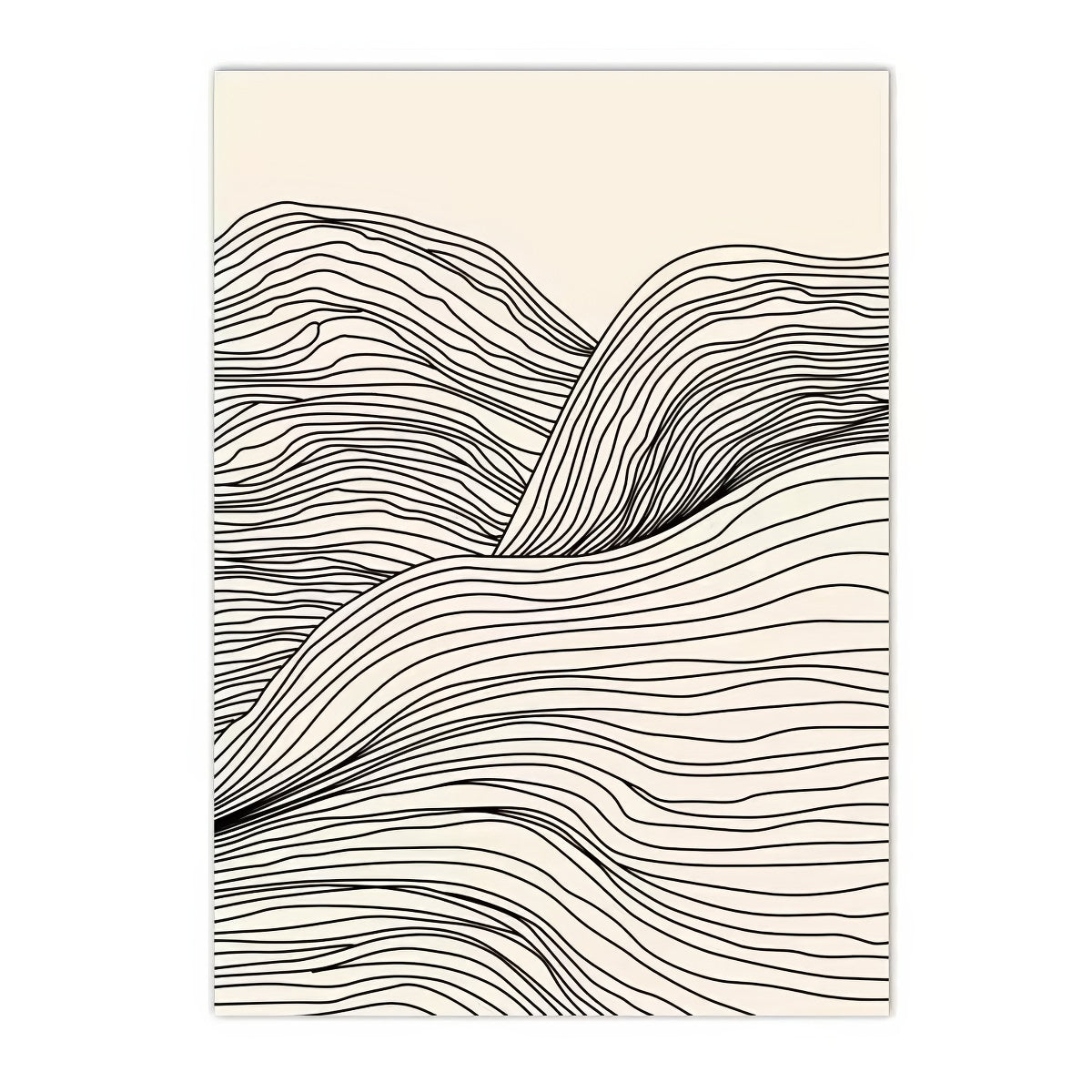 Boho Aesthetic Light Beige Canvas Posters