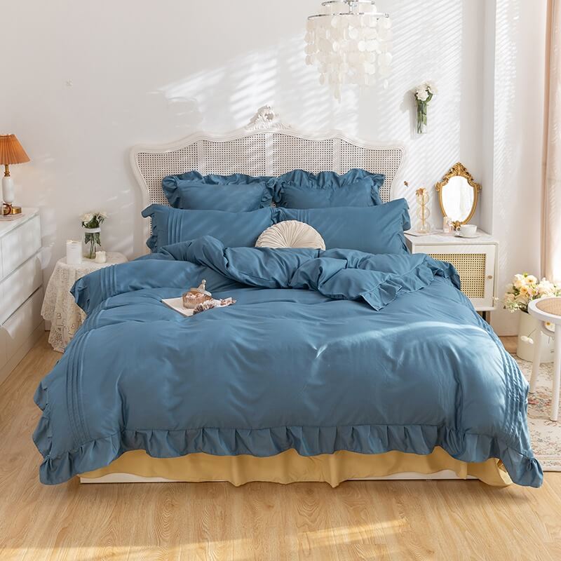 Little Princess Ruffle Bedding Set bed sheet bedsheets pastel room pastel sheets SUB CATEGORY_Bedding Sets