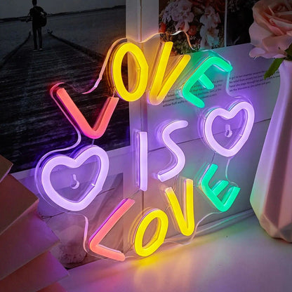 Love is Love Neon Sign