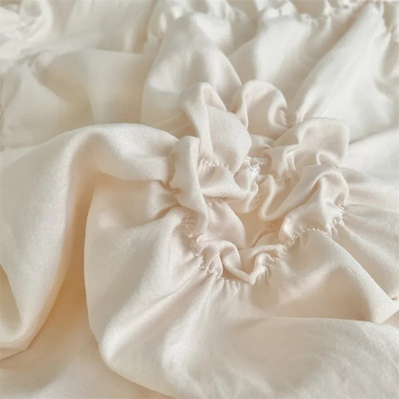 Ruffle Flower Duvet Cover Set SUB CATEGORY_Bedding Sets