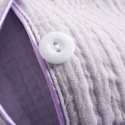 Long-Sleeve Pastel Purple Pajama Set