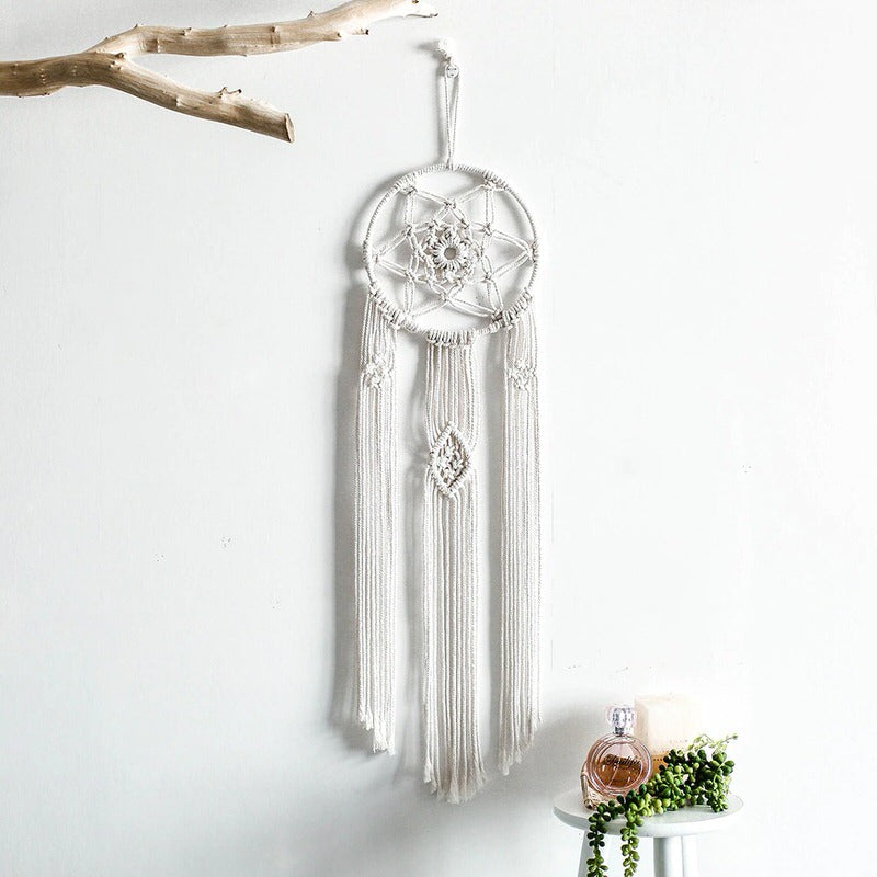 Guiding Star Macrame Dreamcatcher AESTHETIC_Boho macrame hanging SUB CATEGORY_Wall Decor