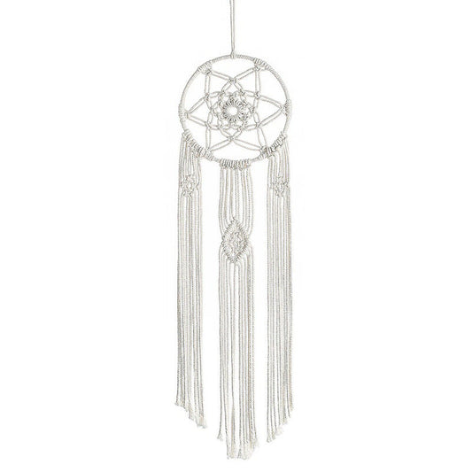 Guiding Star Macrame Dreamcatcher AESTHETIC_Boho macrame hanging SUB CATEGORY_Wall Decor